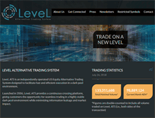 Tablet Screenshot of levelats.com